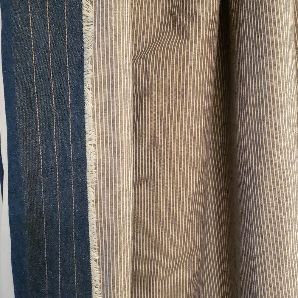 Pottery Barn Kids Junk Gypsy Denim Border Curtains